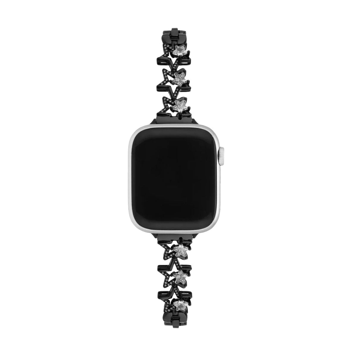 Correa Apple Watch, para mujer, de metal, estrellas centelleantes, modelo Kira
