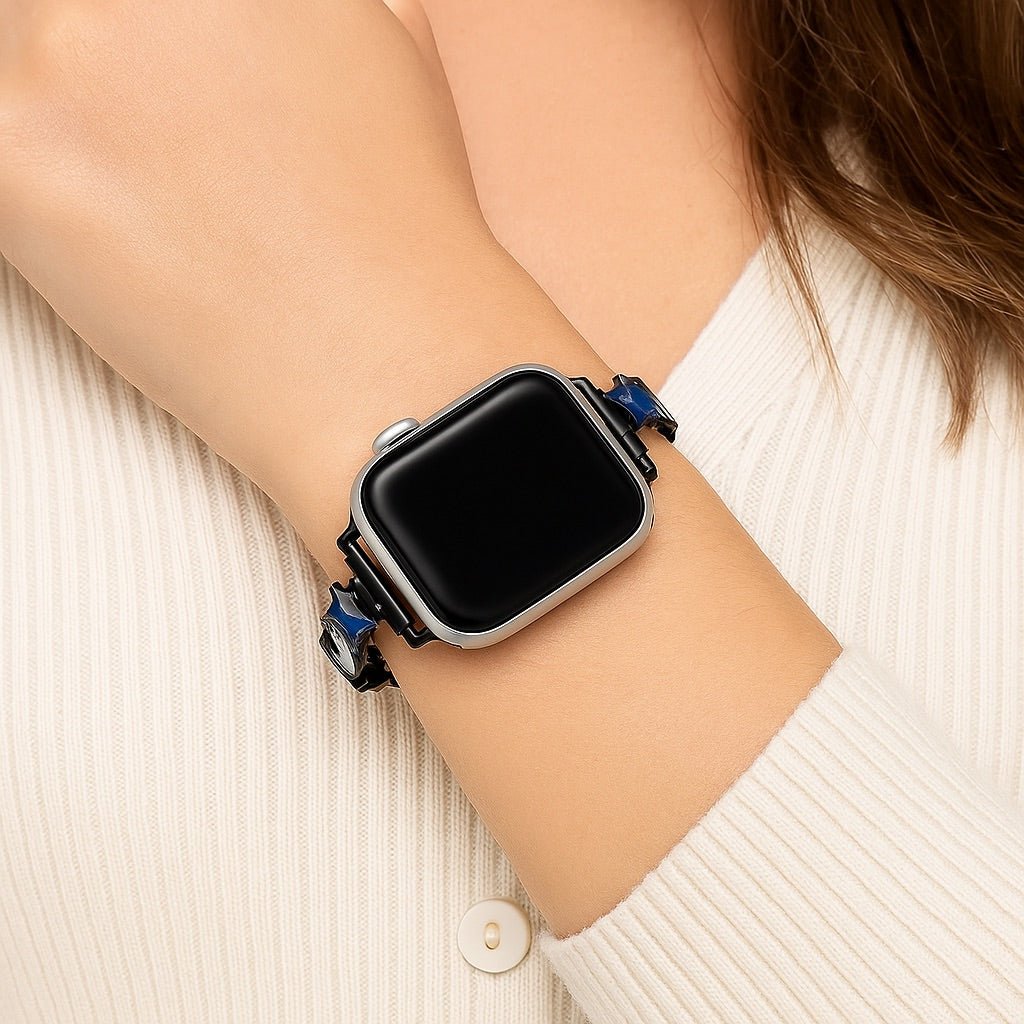 Correa Apple Watch, para mujer, estrella y luna, modelo Stormi