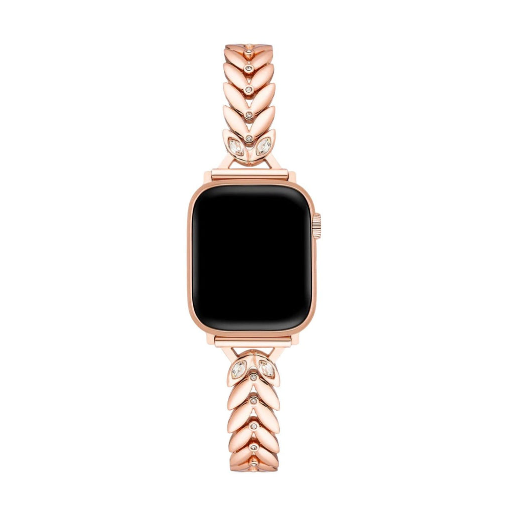 Correa Apple Watch, para mujer, hojas entrelazadas, chic, modelo Lokla
