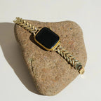Correa Apple Watch, para mujer, hojas entrelazadas, chic, modelo Lokla