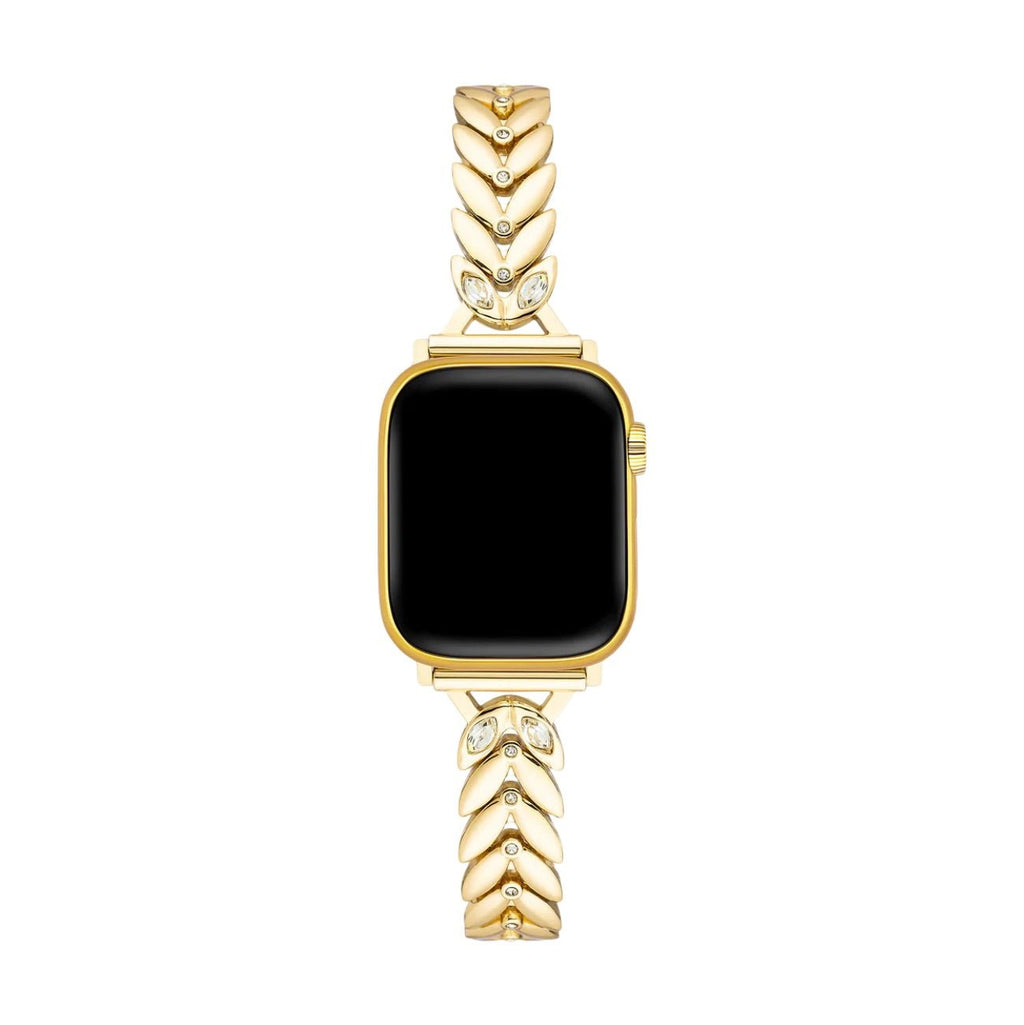 Correa Apple Watch, para mujer, hojas entrelazadas, chic, modelo Lokla