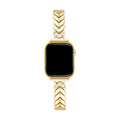 Correa Apple Watch, para mujer, hojas entrelazadas, chic, modelo Lokla