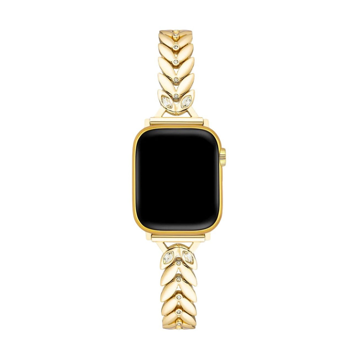 Correa Apple Watch, para mujer, hojas entrelazadas, chic, modelo Lokla