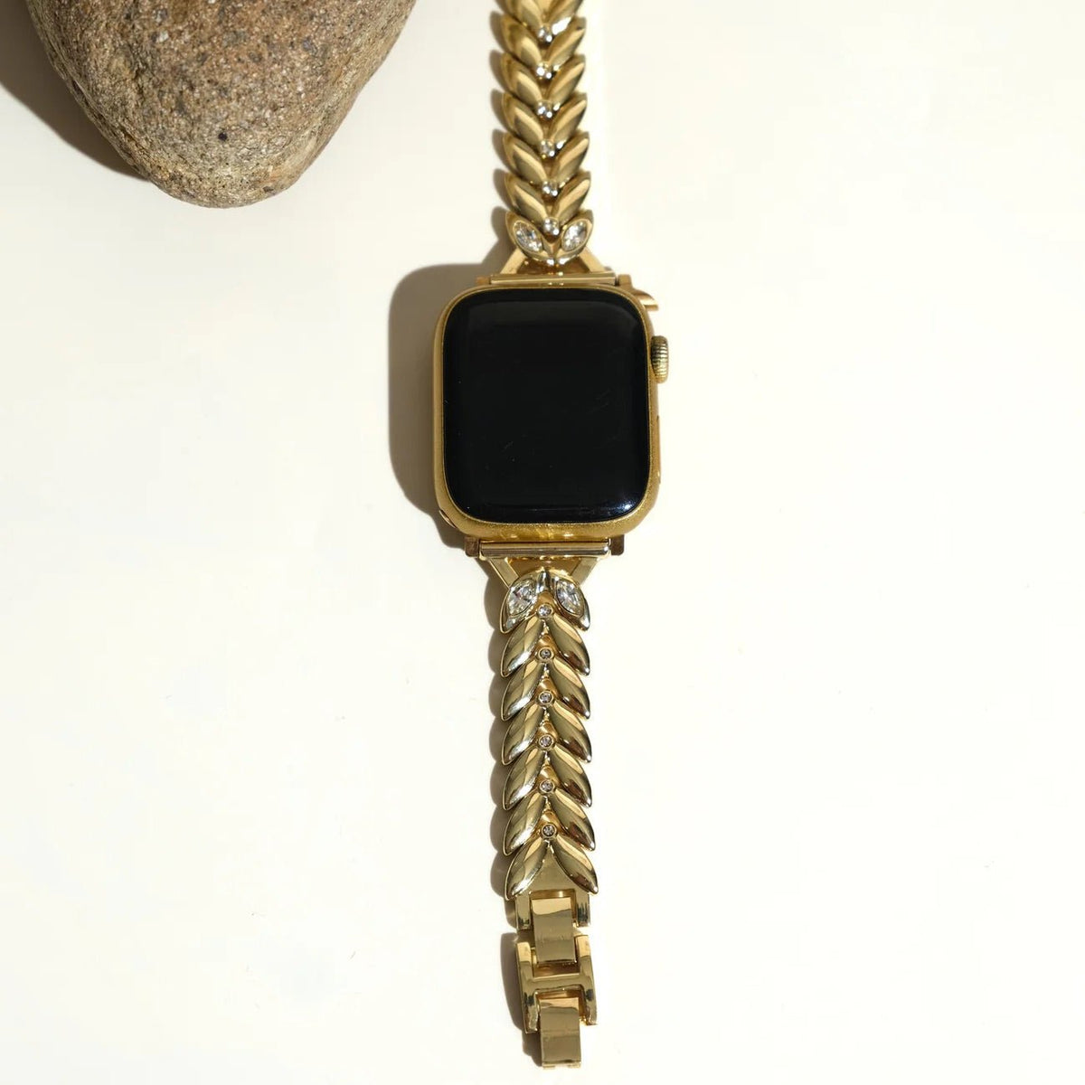 Correa Apple Watch, para mujer, hojas entrelazadas, chic, modelo Lokla