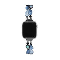 Correa Apple Watch, para mujer, plumas armoniosas, modelo Paonie