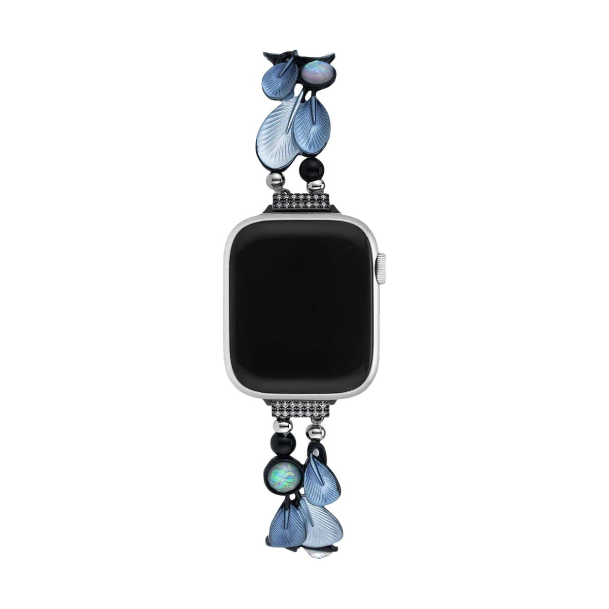 Correa Apple Watch, para mujer, plumas armoniosas, modelo Paonie