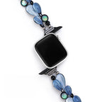 Correa Apple Watch, para mujer, plumas armoniosas, modelo Paonie