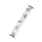 Correa Apple Watch, para mujer, plumas armoniosas, modelo Paonie