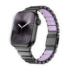 Correa Apple Watch Premium de acero inoxidable y FKM, para Apple Watch, diseño flexible y resistente, modelo Sigone