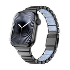 Correa Apple Watch Premium de acero inoxidable y FKM, para Apple Watch, diseño flexible y resistente, modelo Sigone