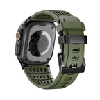 Correa Apple Watch deportiva de silicona ranurada y transpirable, hebilla de acero, modelo Arda