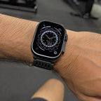 Correa Apple Watch deportiva de silicona ranurada y transpirable, hebilla de acero, modelo Arda