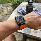 Correa Apple Watch deportiva de silicona ranurada y transpirable, hebilla de acero, modelo Arda