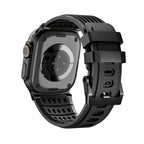 Correa Apple Watch deportiva de silicona ranurada y transpirable, hebilla de acero, modelo Arda