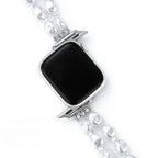 Correa para Apple Watch, estilo barroco, perlas brillantes, modelo Valine