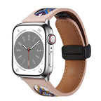 Correa con motivos étnicos bordados, cierre magnético, para Apple Watch, modelo Tilma