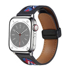 Correa con motivos étnicos bordados, cierre magnético, para Apple Watch, modelo Tilma