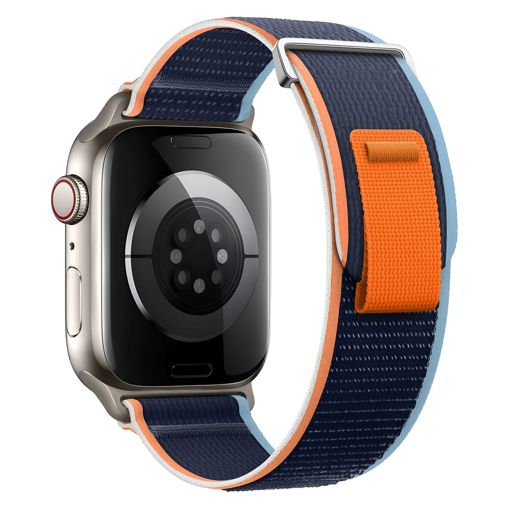 Correa Trail Edition de nailon resistente para Apple Watch con cierre de velcro, modelo Elios