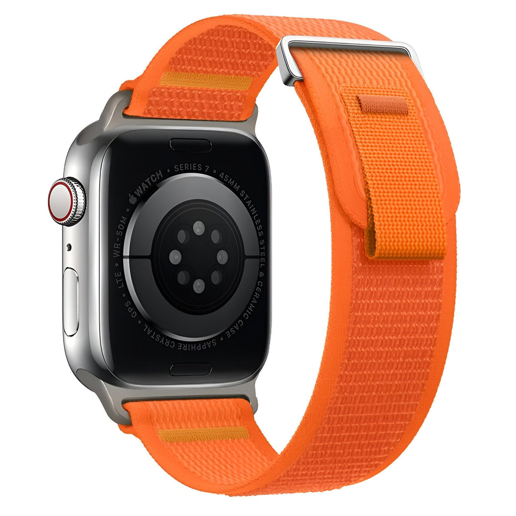 Correa Trail Edition de nailon resistente para Apple Watch con cierre de velcro, modelo Elios