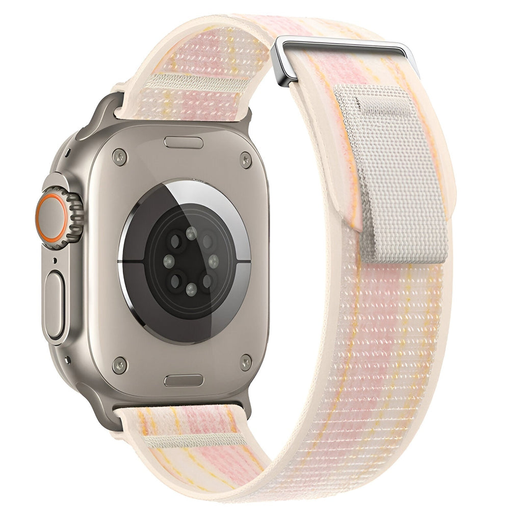 Correa Trail Edition de nailon resistente para Apple Watch con cierre de velcro, modelo Elios