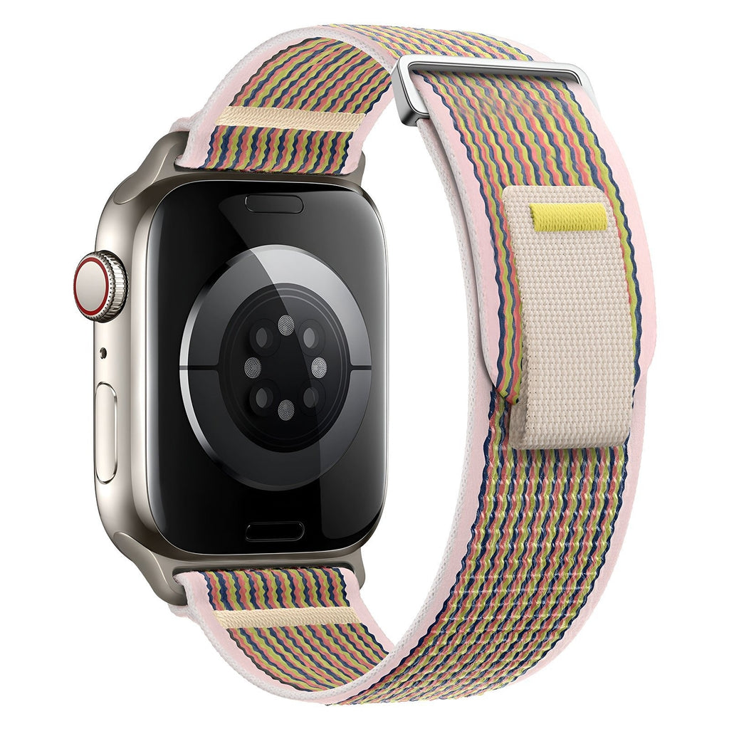Correa Trail Edition de nailon resistente para Apple Watch con cierre de velcro, modelo Elios