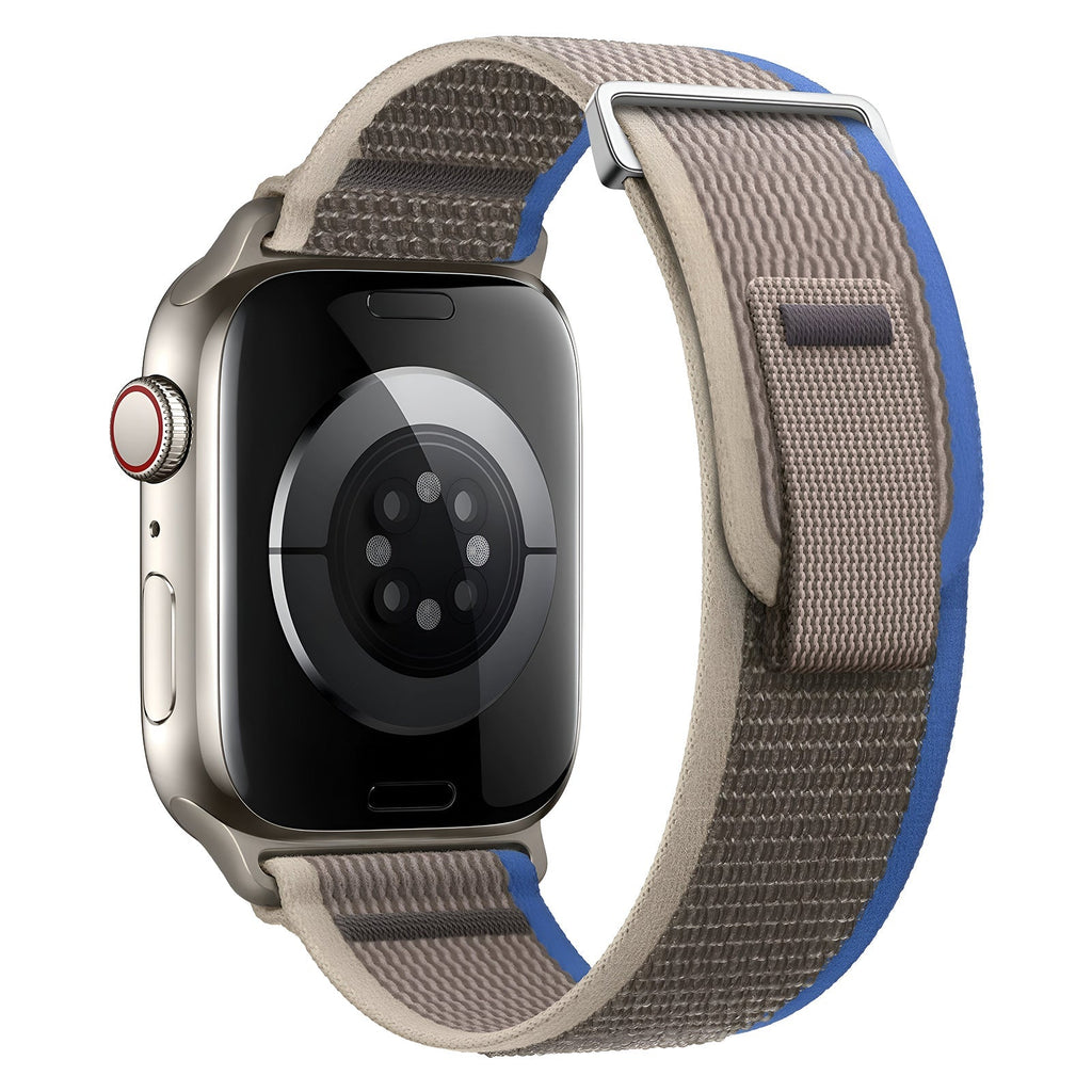 Correa Trail Edition de nailon resistente para Apple Watch con cierre de velcro, modelo Elios