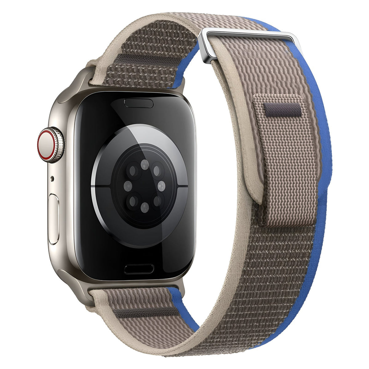 Correa Trail Edition de nailon resistente para Apple Watch con cierre de velcro, modelo Elios
