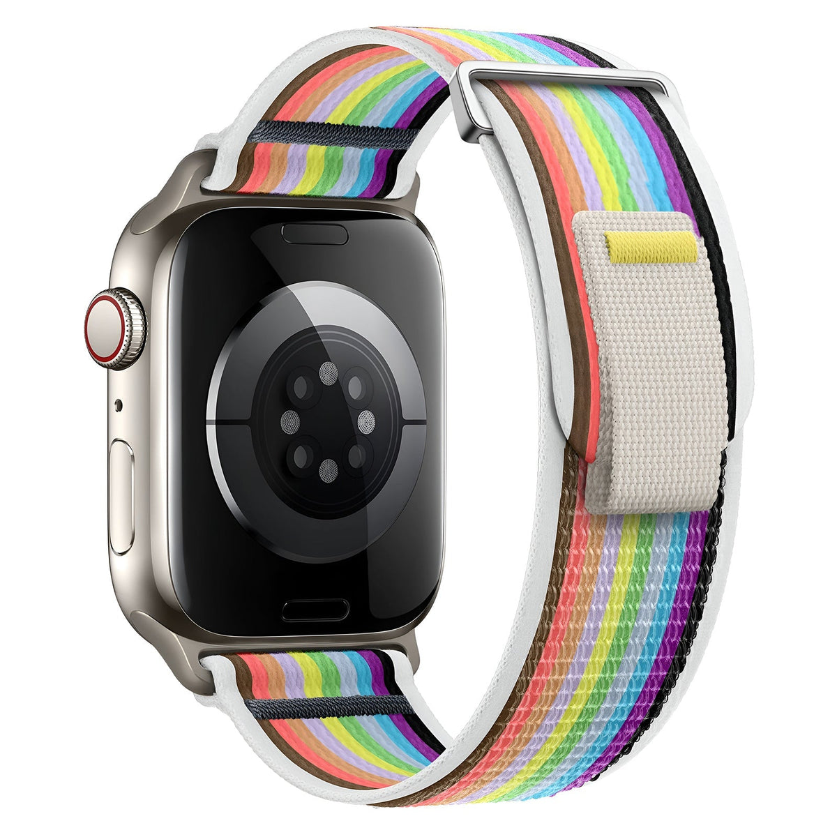 Correa Trail Edition de nailon resistente para Apple Watch con cierre de velcro, modelo Elios