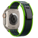 Correa Trail Edition de nailon resistente para Apple Watch con cierre de velcro, modelo Elios