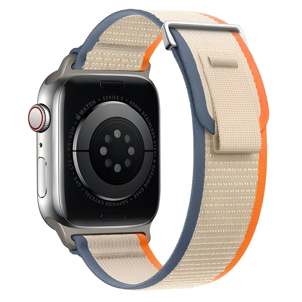 Correa Trail Edition de nailon resistente para Apple Watch con cierre de velcro, modelo Elios