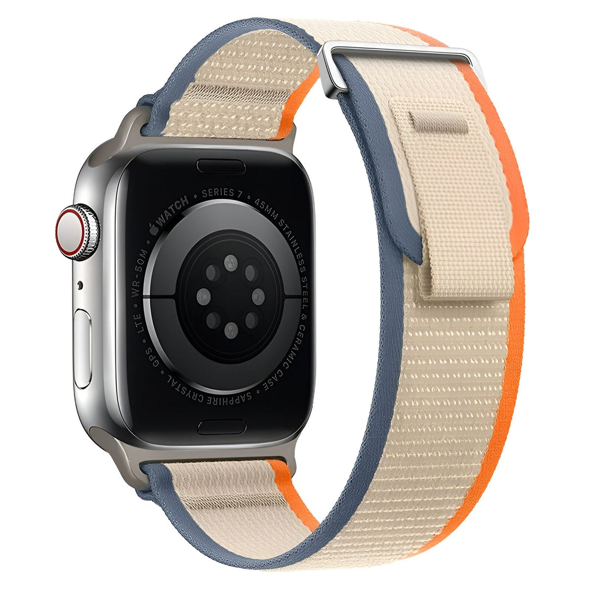 Correa Trail Edition de nailon resistente para Apple Watch con cierre de velcro, modelo Elios