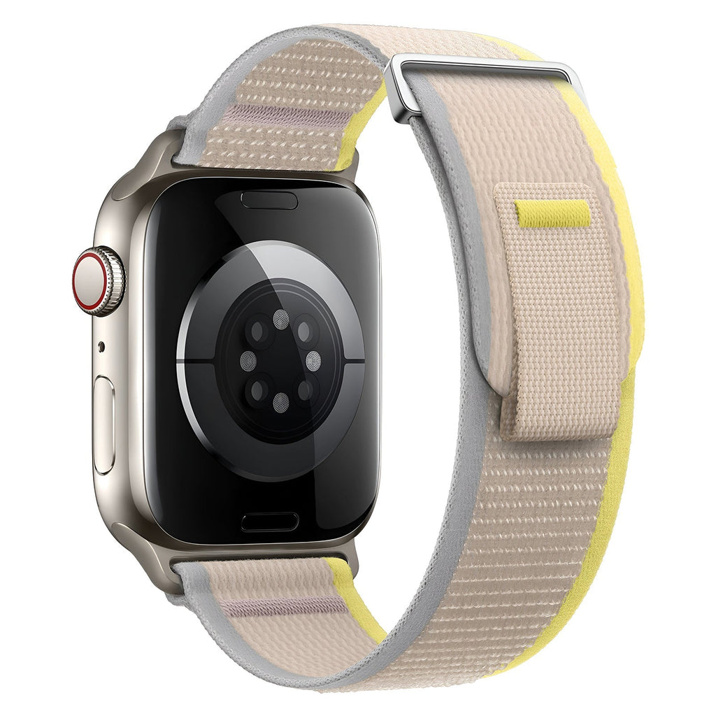 Correa Trail Edition de nailon resistente para Apple Watch con cierre de velcro, modelo Elios