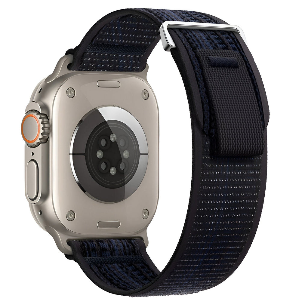 Correa Trail Edition de nailon resistente para Apple Watch con cierre de velcro, modelo Elios