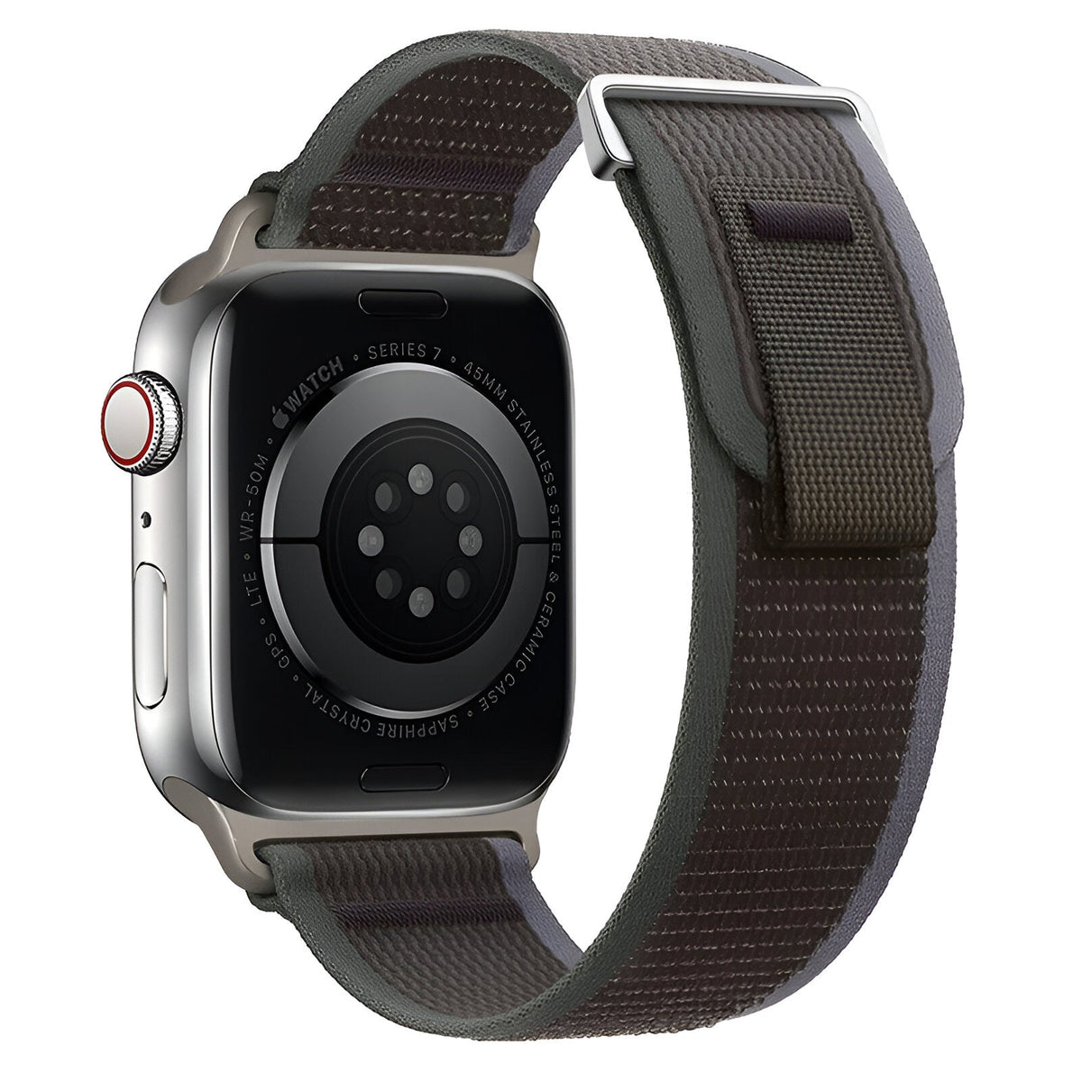 Correa Trail Edition de nailon resistente para Apple Watch con cierre de velcro, modelo Elios
