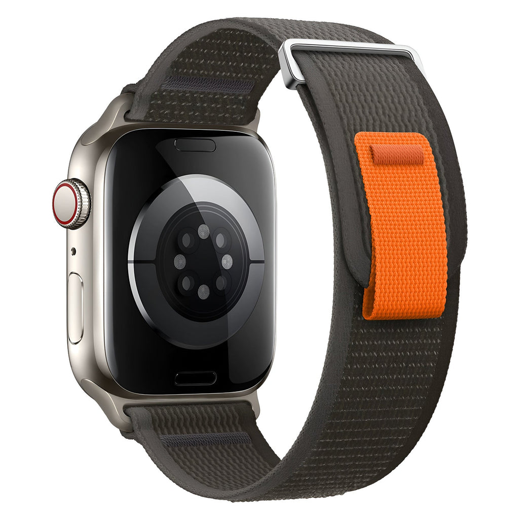 Correa Trail Edition de nailon resistente para Apple Watch con cierre de velcro, modelo Elios