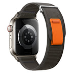 Correa Trail Edition de nailon resistente para Apple Watch con cierre de velcro, modelo Elios