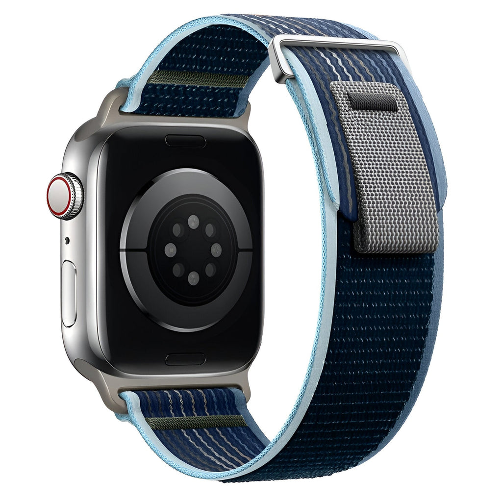Correa Trail Edition de nailon resistente para Apple Watch con cierre de velcro, modelo Elios