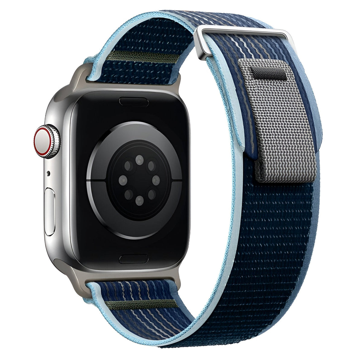 Correa Trail Edition de nailon resistente para Apple Watch con cierre de velcro, modelo Elios