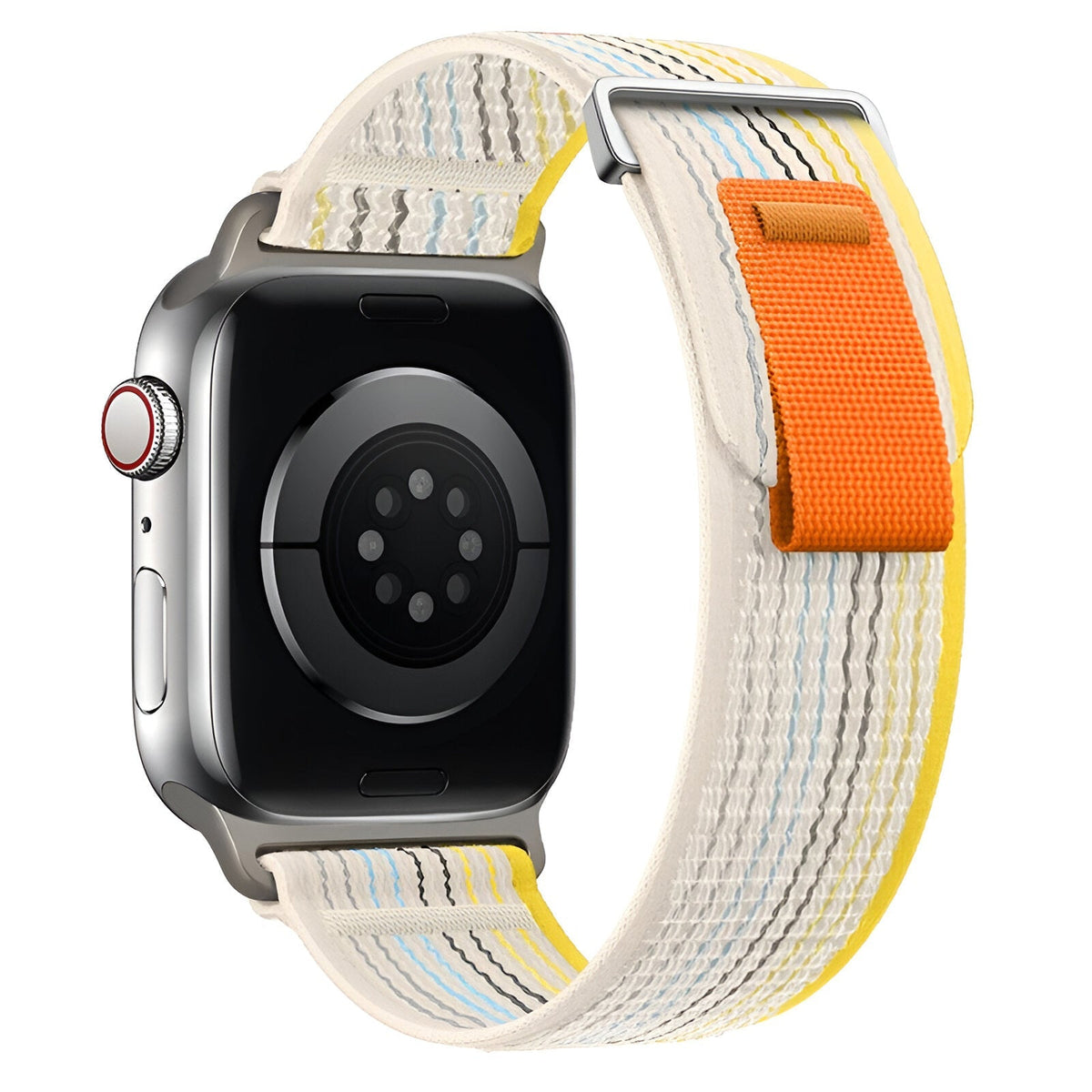 Correa Trail Edition de nailon resistente para Apple Watch con cierre de velcro, modelo Elios