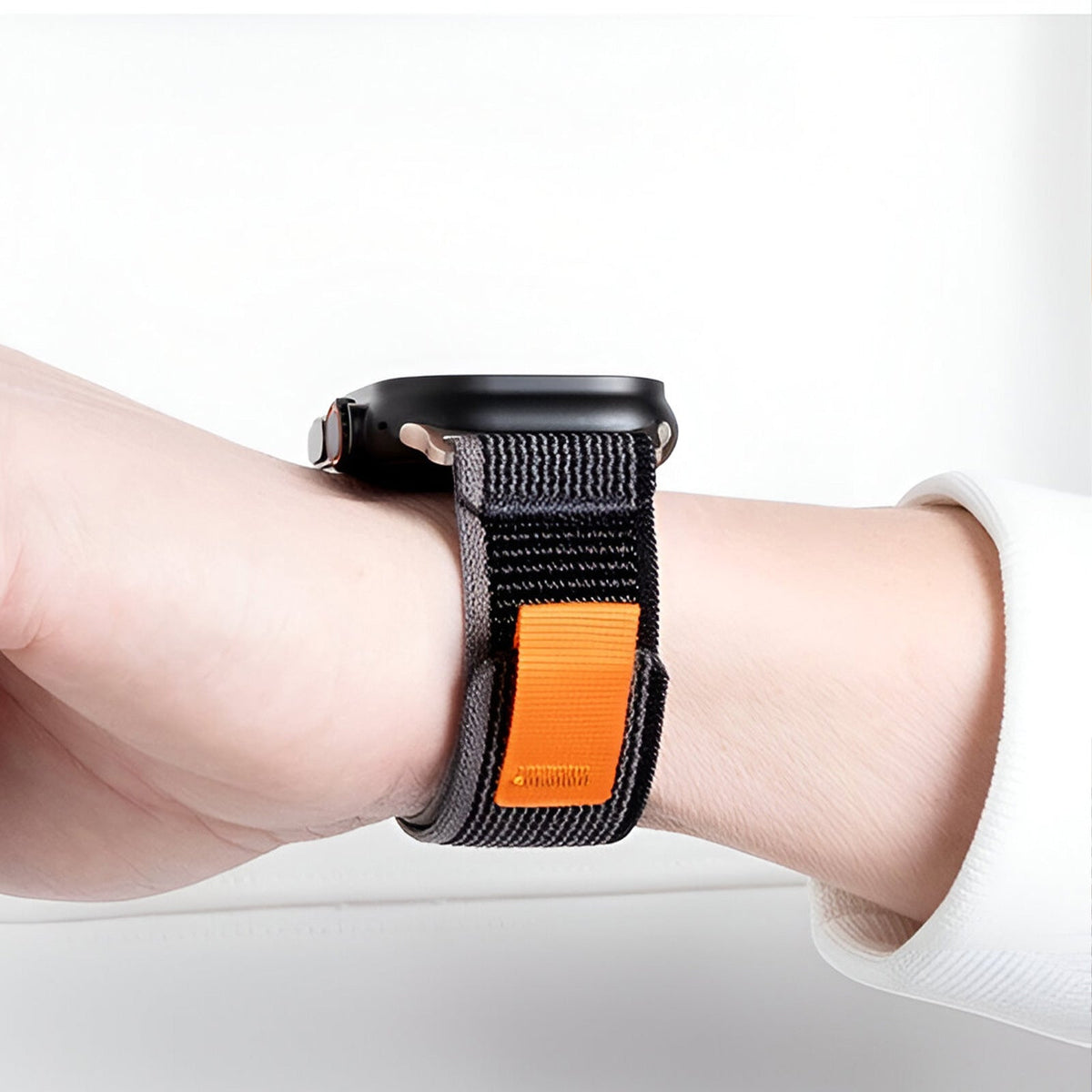 Correa Trail Edition de nailon resistente para Apple Watch con cierre de velcro, modelo Elios