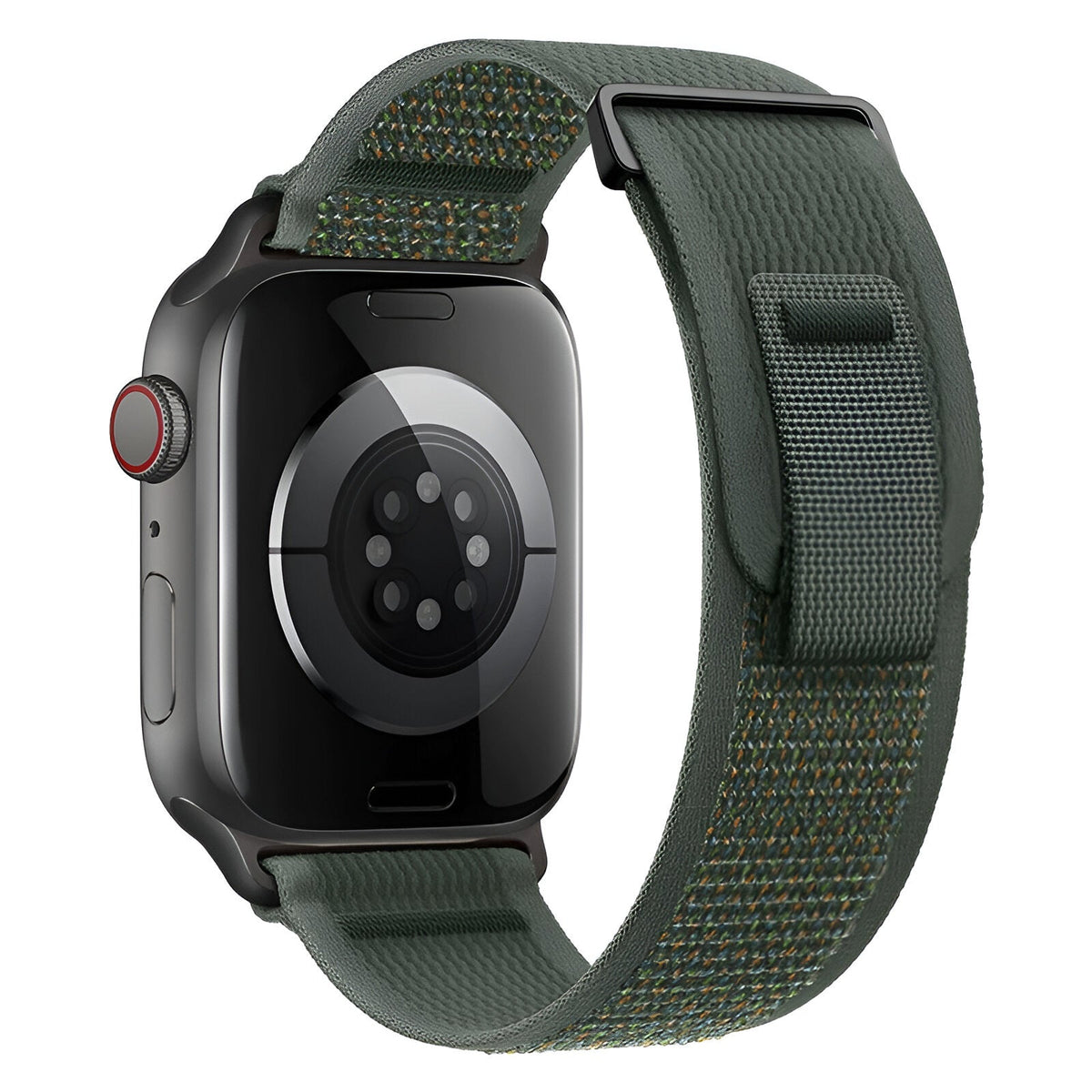Correa Trail Edition de nailon resistente para Apple Watch con cierre de velcro, modelo Elios