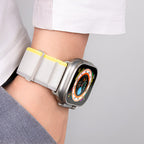 Correa Trail Edition de nailon resistente para Apple Watch con cierre de velcro, modelo Elios