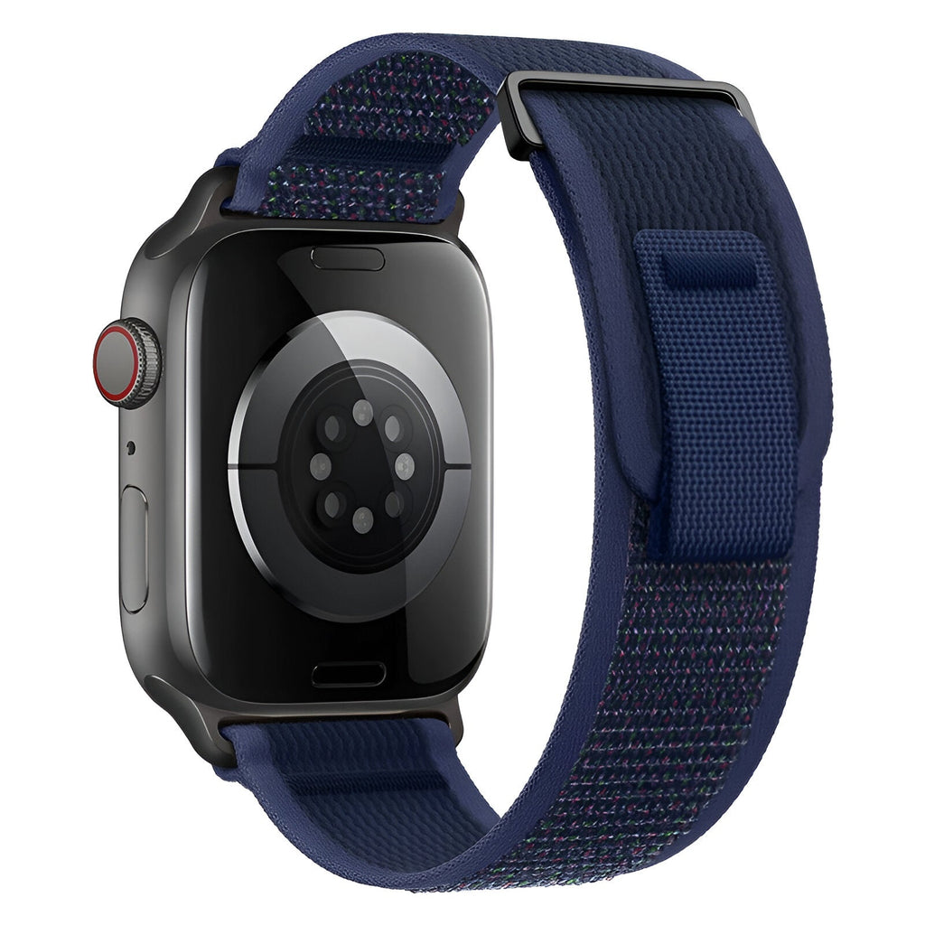 Correa Trail Edition de nailon resistente para Apple Watch con cierre de velcro, modelo Elios