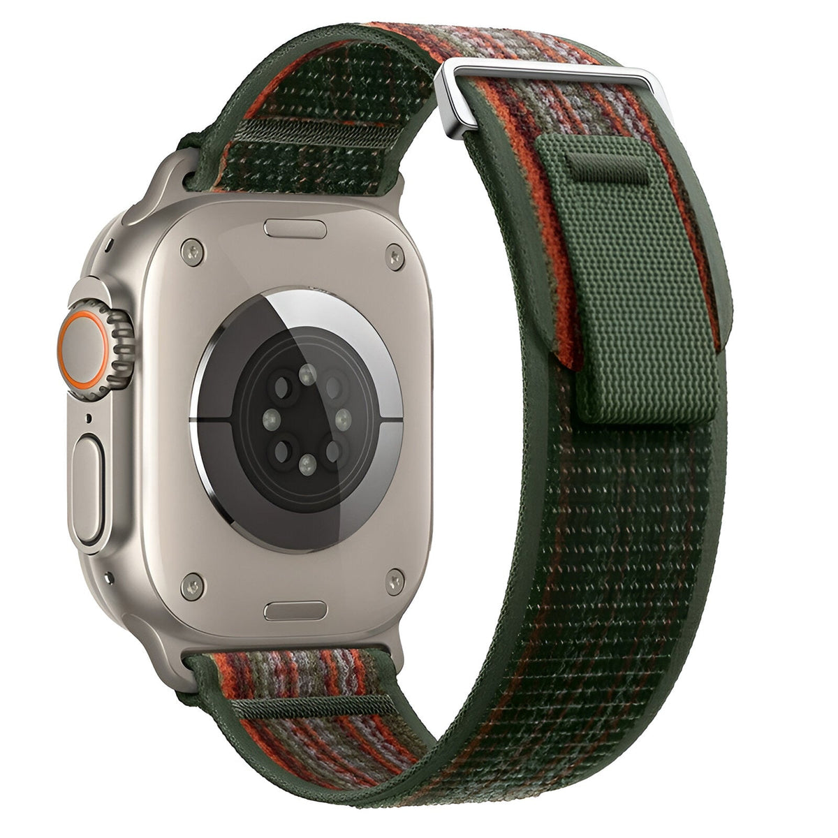 Correa Trail Edition de nailon resistente para Apple Watch con cierre de velcro, modelo Elios