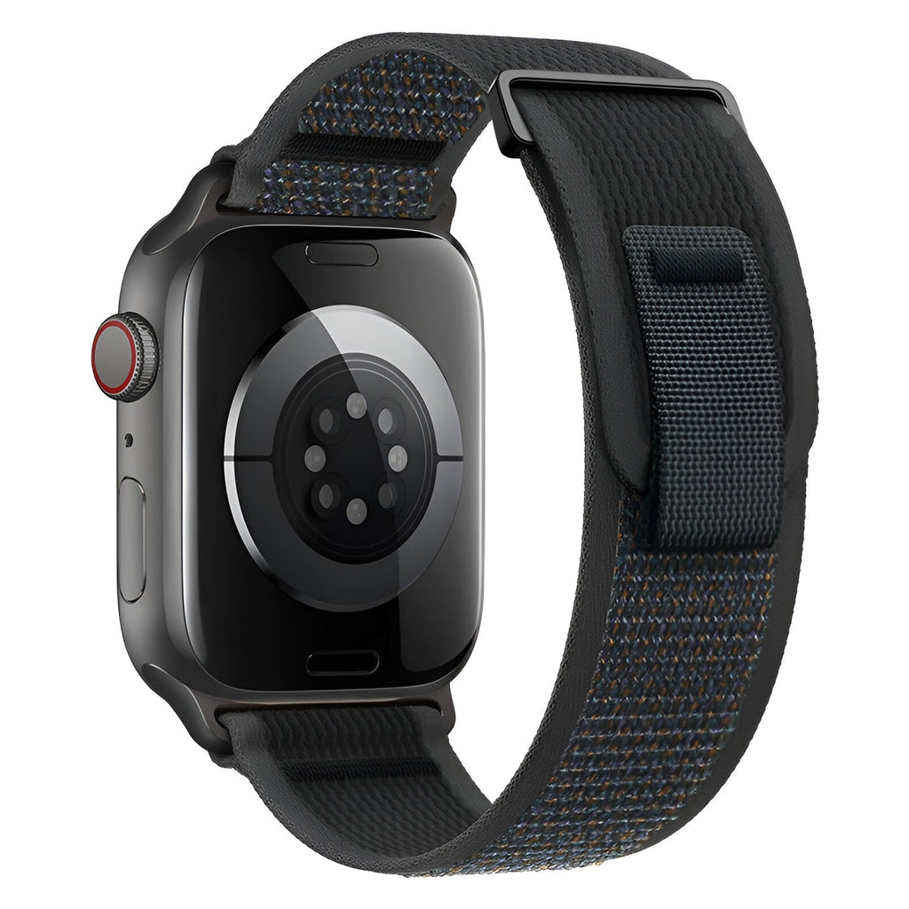 Correa Trail Edition de nailon resistente para Apple Watch con cierre de velcro, modelo Elios