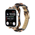 Correa Apple Watch tipo brazalete con remaches, hebilla de espiga, diseño moderno, modelo Riveira