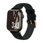 Correa de piel serraje para Apple Watch, acabado liso, hebilla de espiga, modelo Mathilda