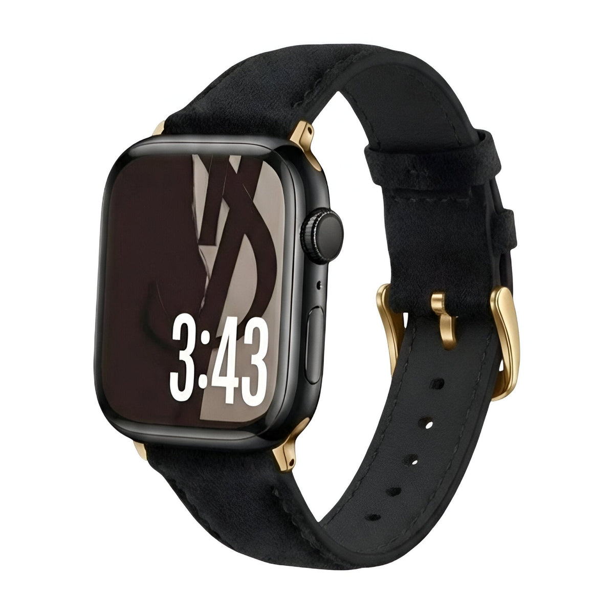 Correa de piel serraje para Apple Watch, acabado liso, hebilla de espiga, modelo Mathilda