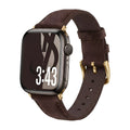 Correa de piel serraje para Apple Watch, acabado liso, hebilla de espiga, modelo Mathilda