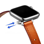 Correa para Apple Watch, hebilla ovalada, acabado plata, negro u oro rosa, modelo Yrana
